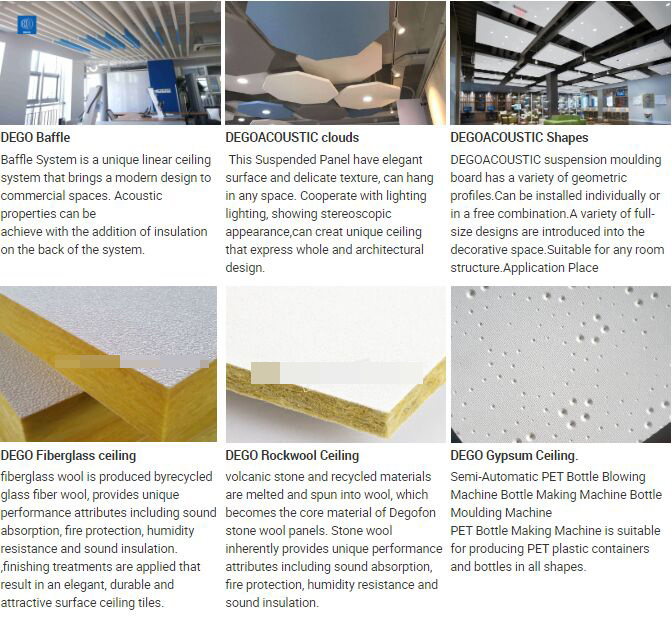 Glass Beads Sound-Absorbing Panels Smooth Seamless Acousticl Ceilings and Wall Panels