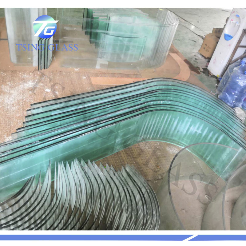 High Quality 12mm Toughened Glass Building Glass Curved Bended Tempered Glass
