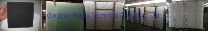 3mm4mm5mm6mm8mm10mm12mm Clear or Tinted Frosted Glass/Acid Etched Glass/Float Glass/Patterned Glass for Decorative/Partition