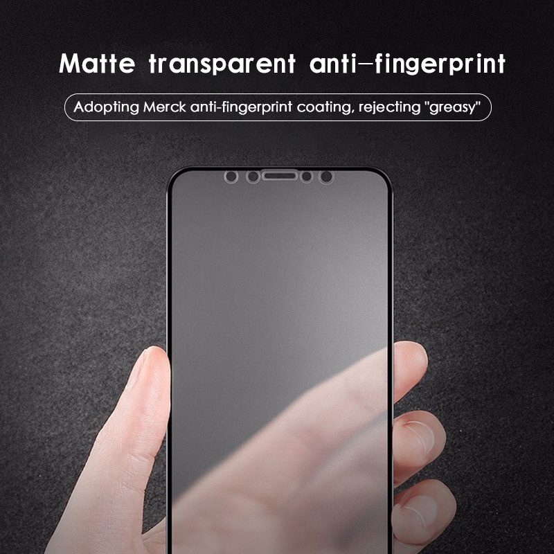 Fingerprint Proof Smooth Touch 100d Matte Film Ceramics Tempered Glass Screen Protector