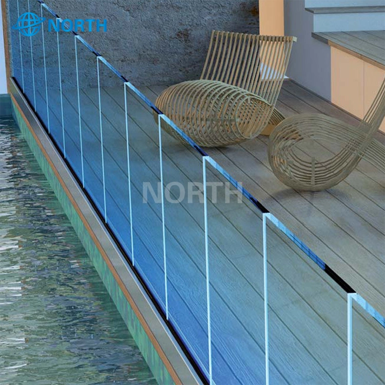 Glass Balustrade Safe Glass Fence Baluster Clear Glass Stair Railing Swimming Pool Glass Fence Door Glass Panel