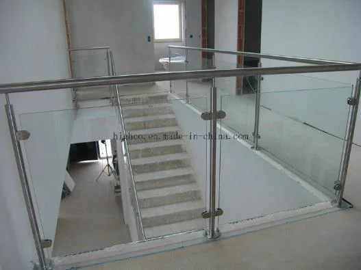 Middle D Flat Glass Clamp for Glass Railing Handrail Balustrade