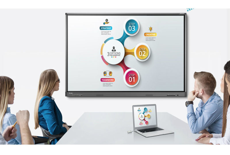 86" IR Mulit-Touch Office Equipment Interactive Whiteboard LCD Display Panel