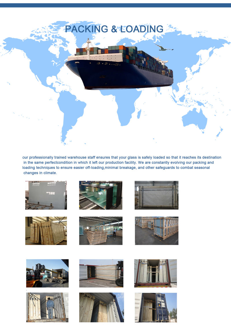 Flat / Bent Building Glass/ Safety Glass/Toughened Glass/Laminated Glass/Tempered Laminated Glass with Ce/SGS/ISO Certificate