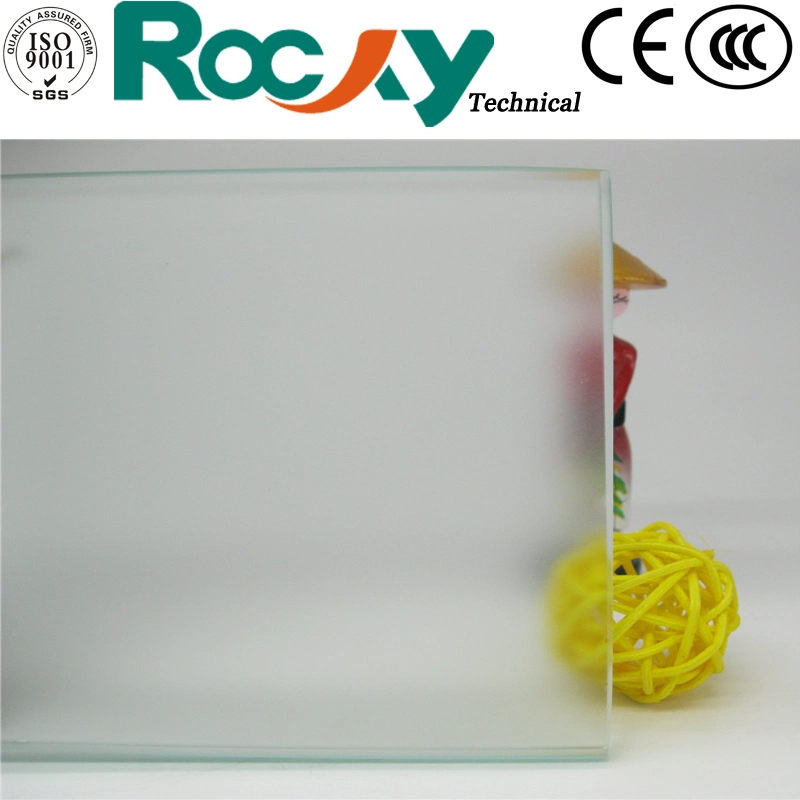 Clear Frosted Glass Acid Etched Glass for Partition Glass