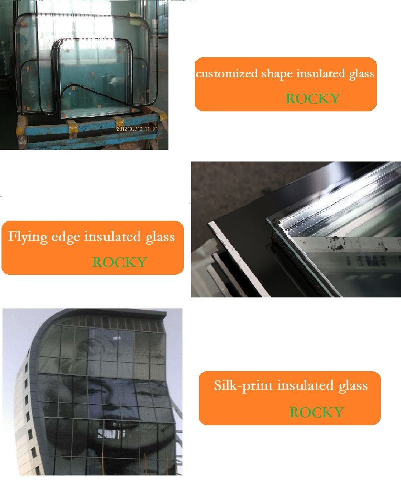 Customized Drawing 15mm Silk Print Tempered Glass/Toughened Glass for Project