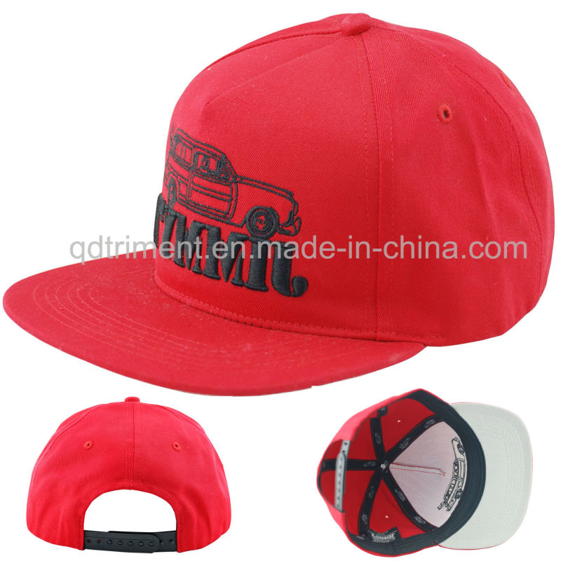 Custom Screen Print Flat Bill Snapback Camper Cap (TMFL9214)