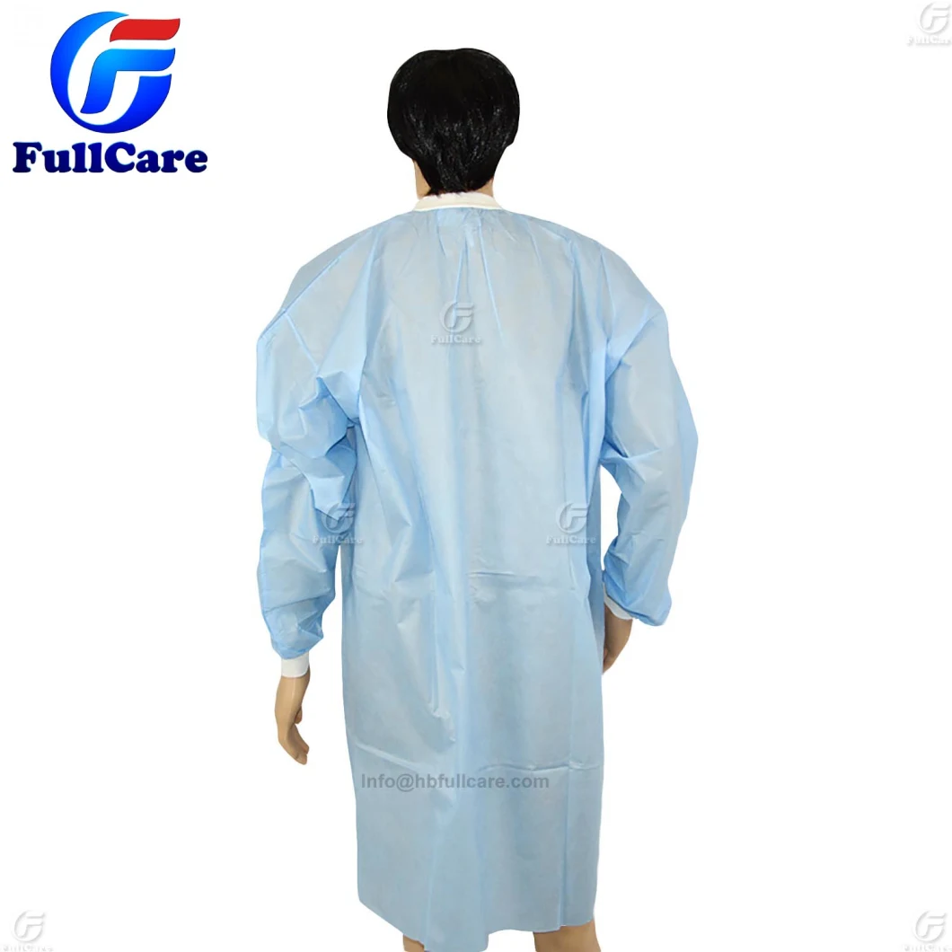 PE Waterproof Lab Coat, Visitor Coat, Disposable PP Patient Coat, Hospital Uniform, Nonwoven Visitor Coat, Lab Coat, Disposable Visitor Coat, PE Visitor Coat