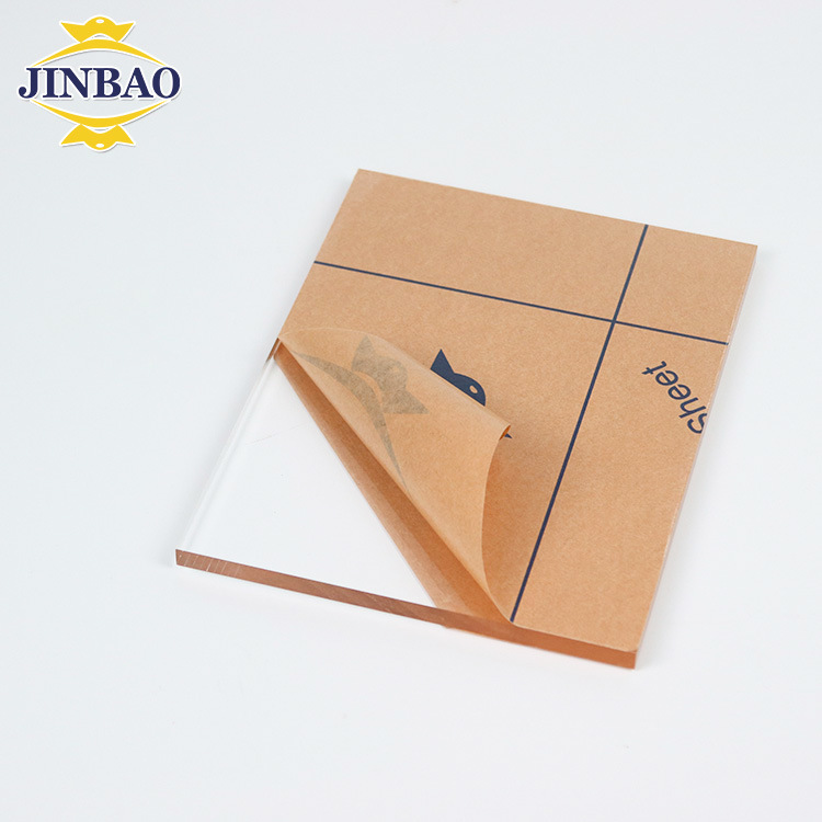 Jinbao A2 Transparent 5mm Cabinets Fish Tank Glass Professional Eco Friendly Printed Transparent Blue Acrylic Sheet