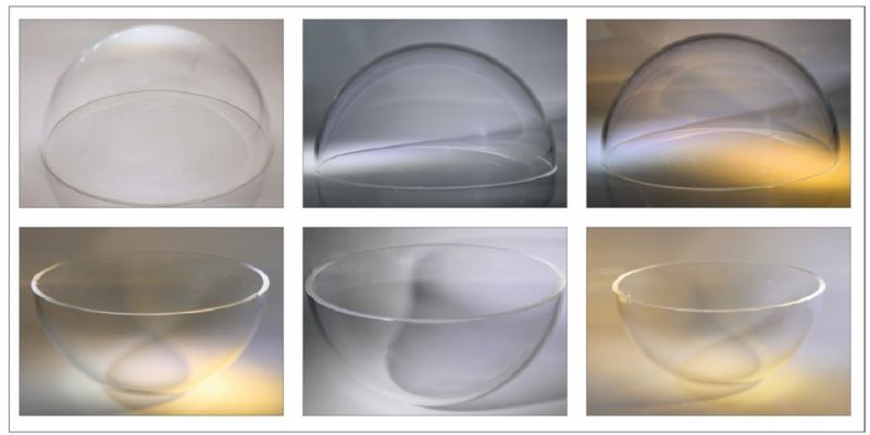 Camera Protective Glass Dome Lens Plastic Half Dome for Sale