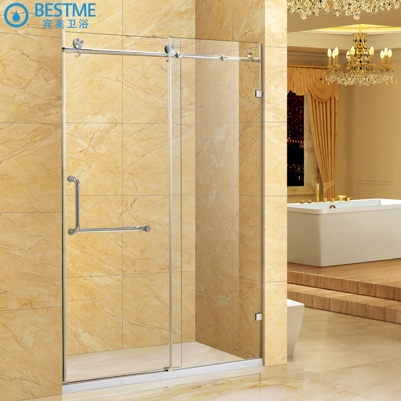 Tempered Glass Shower Door Bathroom Sanitary Wares (BL-B0008-P)