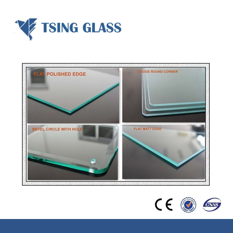 3-19mm Toughened Tempered Building Glass for Shower Room Bathroom