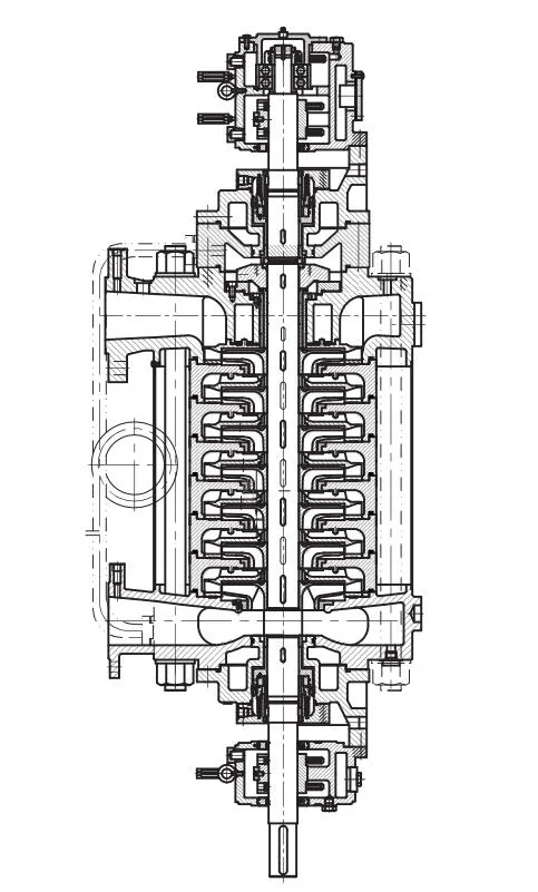 Diesel High Pressure Horizontal Boiler Feed Water Pump