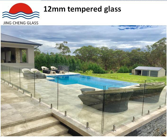 Floating Safety Tempered Glue Clamp Glass Used in Various Buildings