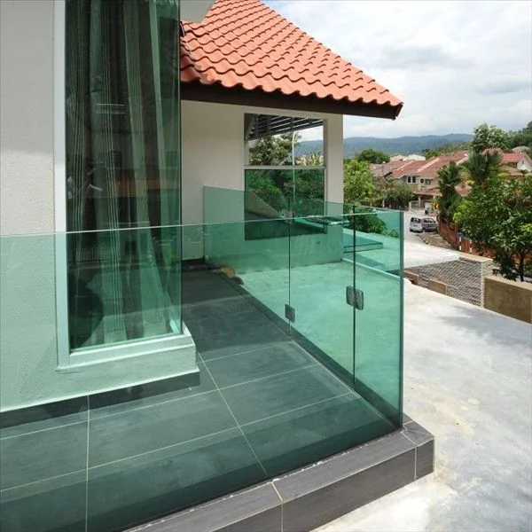 Fence Tempered Glass Balustray Glass Clear Toughened Glass