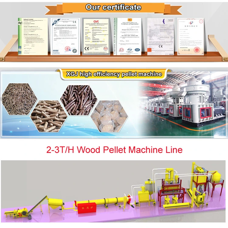 4-6t/H Biomass Wood Sawdust Pellet Production Machine Line
