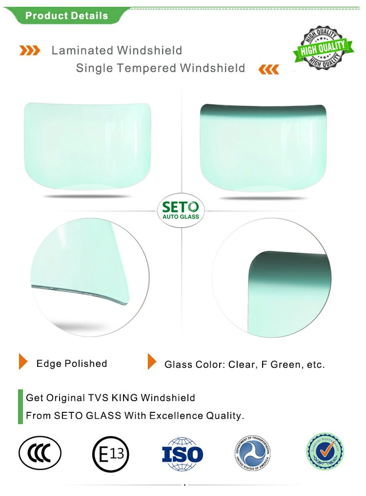 Tvs King Tuk Tuk Piaggio Front Glass Front Windscreen