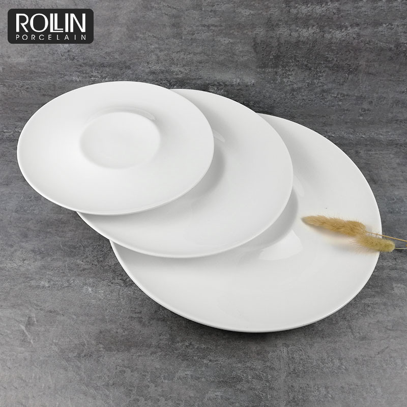 Concise Style Home Tableware Porcelain Charger Plates