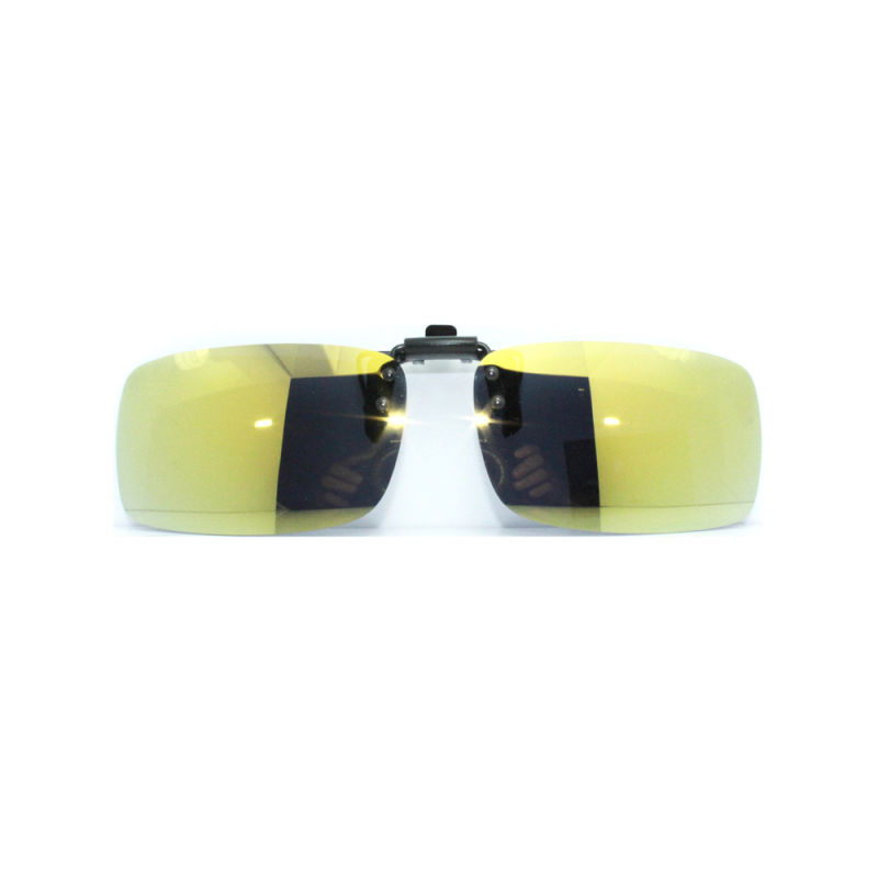 Flip up Lightweight Clip on Sunglasses with UV400 Tac Over Prescription Glasses Model 1317