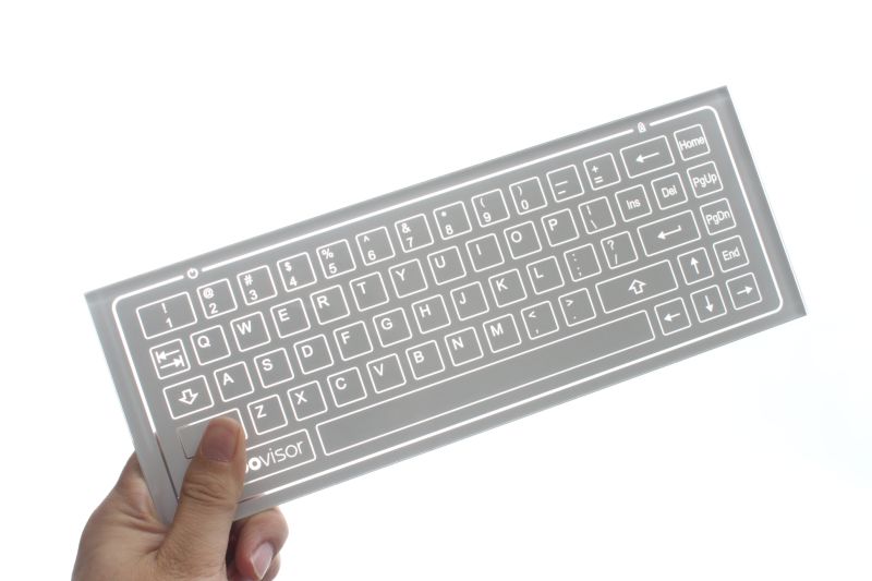 Factory Price 1mm Ultra Thin Anti-Fingerprint Keyboard Glass Panel