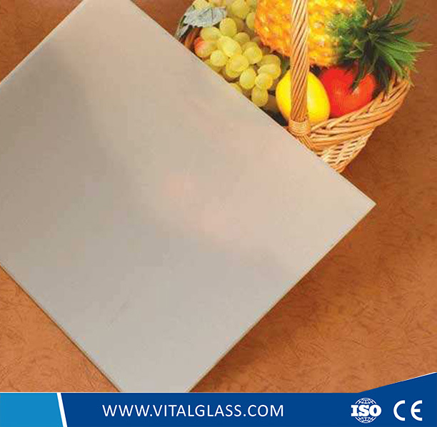 Ultra White Frosted Glass with Acid Etched Glass