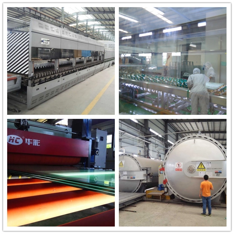 Safety Sgp / PVB Film Flat or Curved Tempered Laminated Decorative Glass
