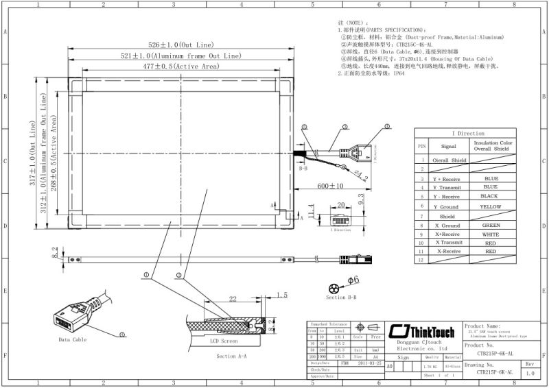 Self-Service 21.5inch Saw USB RS232 5V 12V Voltage Touchpanel Glass Freedrive Elo 3m Touchscreen Overlay Kit Ads