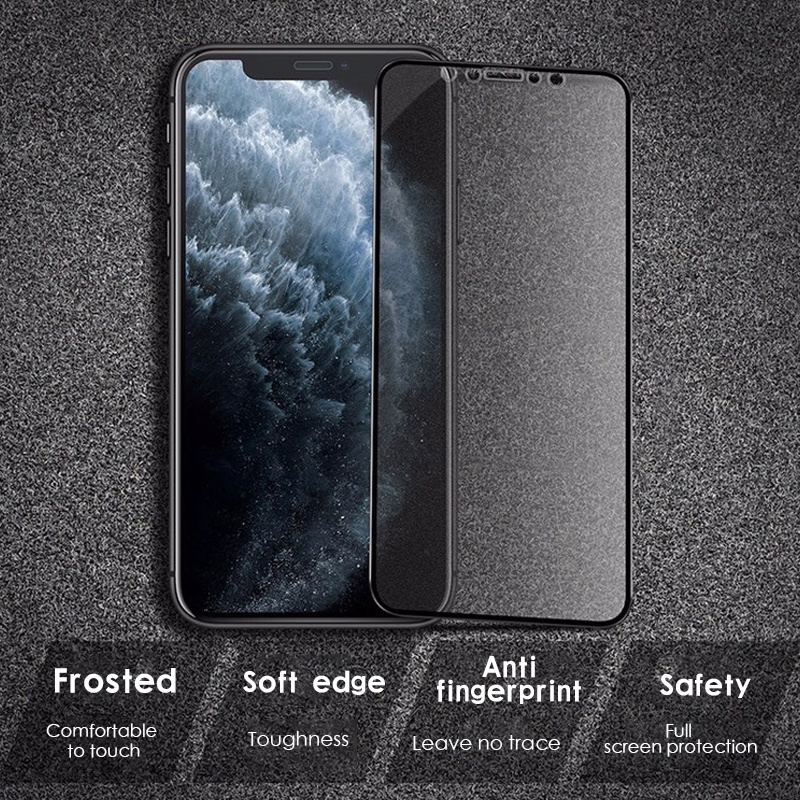 Fingerprint Proof Smooth Touch 100d Matte Film Ceramics Tempered Glass Screen Protector