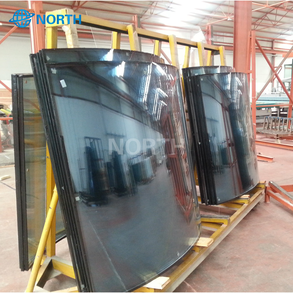 Curved Bent Tempered Hollow Glass Dgu Insulated Glass