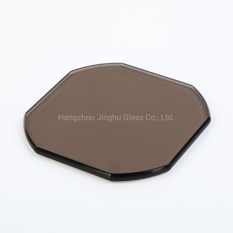 6mm Clear Tempered Toughened Glass Round Table Top Glass with 25mm Bevel Edge