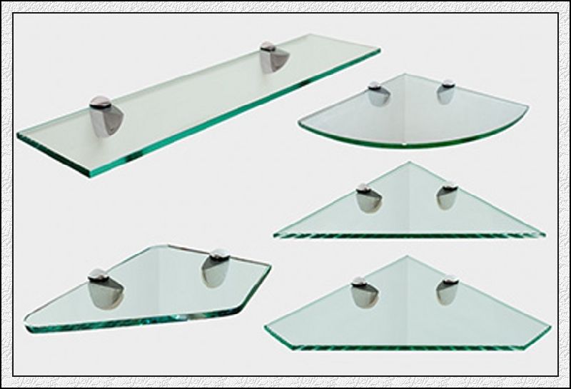 6-12mm Clear Tempered Shelf Glass / Toughened Shelf Glass