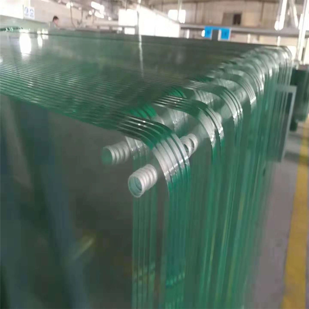 6/8/10mm Clear Tempered Glass /Toughened Glass /Toughed Glass with The Holes and Edge Work