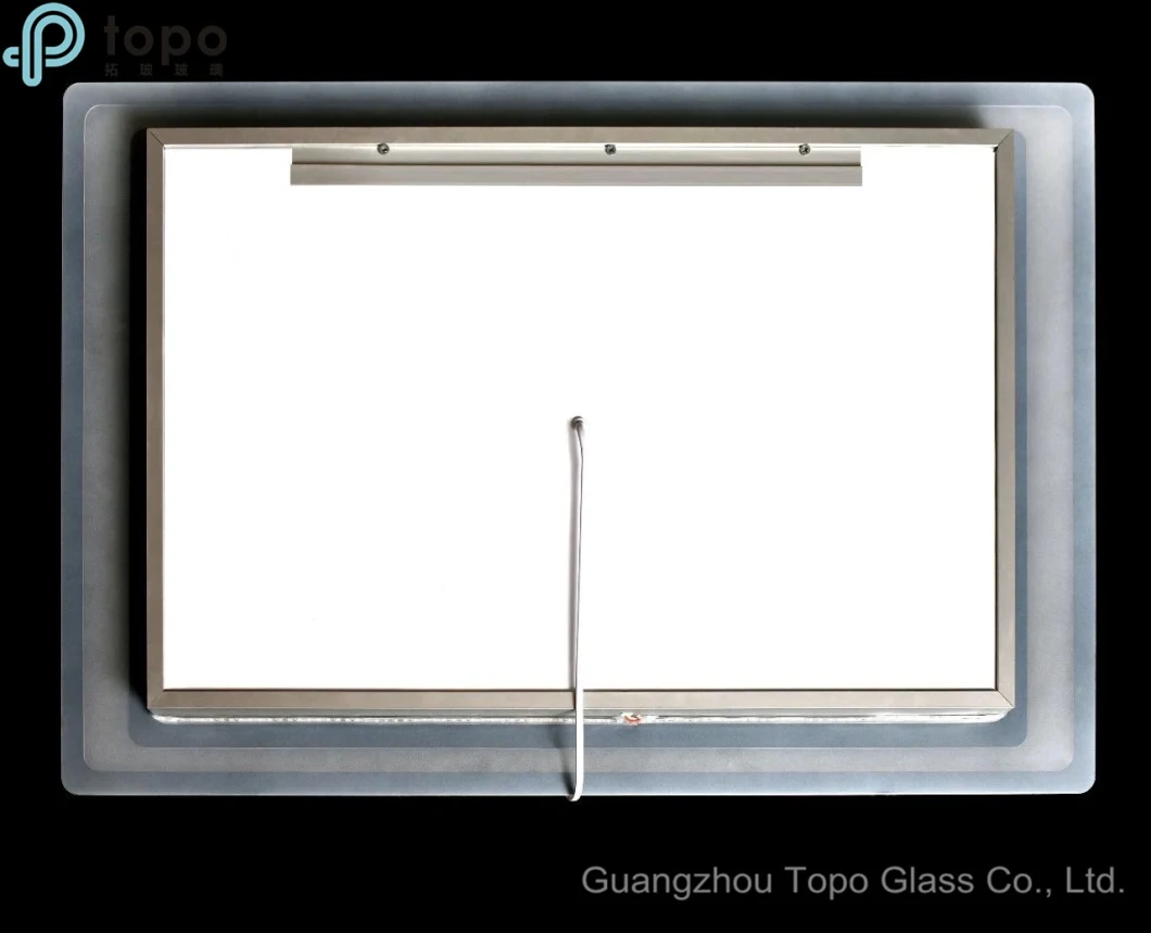 5mm Anti-Fog Framless Cosmetic HD Mirror with LED Light (MR-YB1-DJ004)