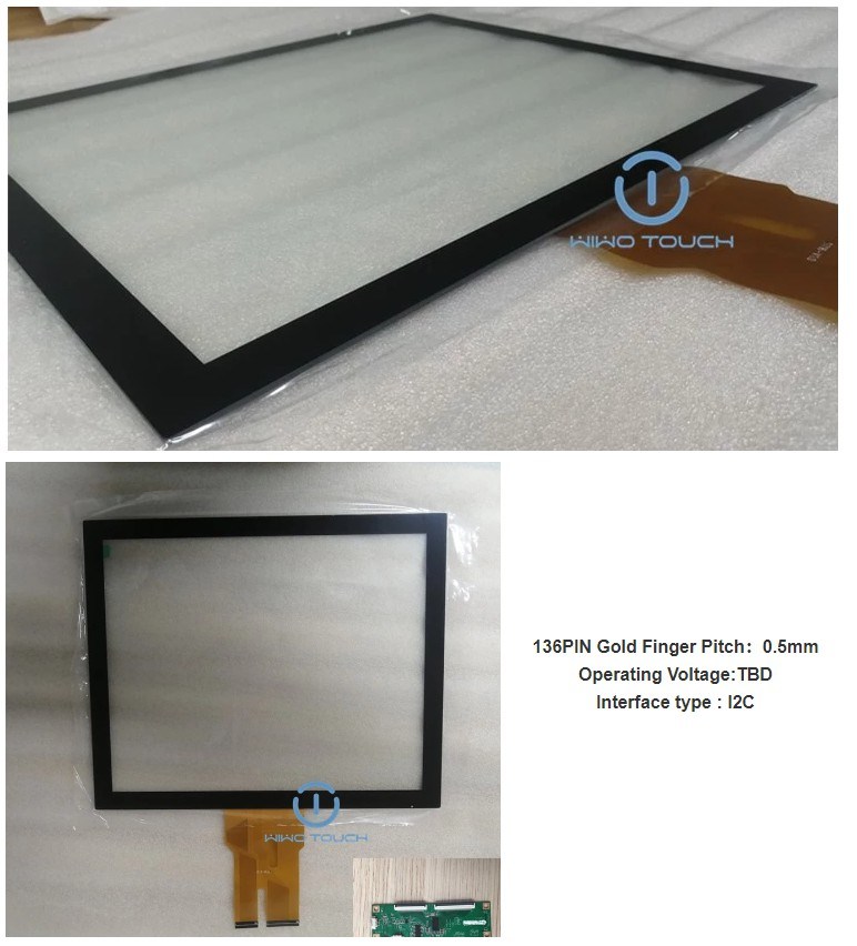 19 Inch Eeti Table Screens Glass+Glass Structure Capacitive Touch Screen