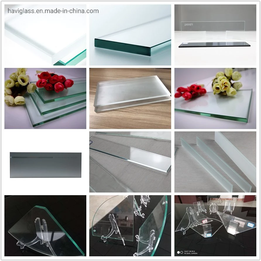 Small Piece 10mm Tempered Step Glass/Square Recessed Light Cover/Lamp Shade for Sale Tempared Glass