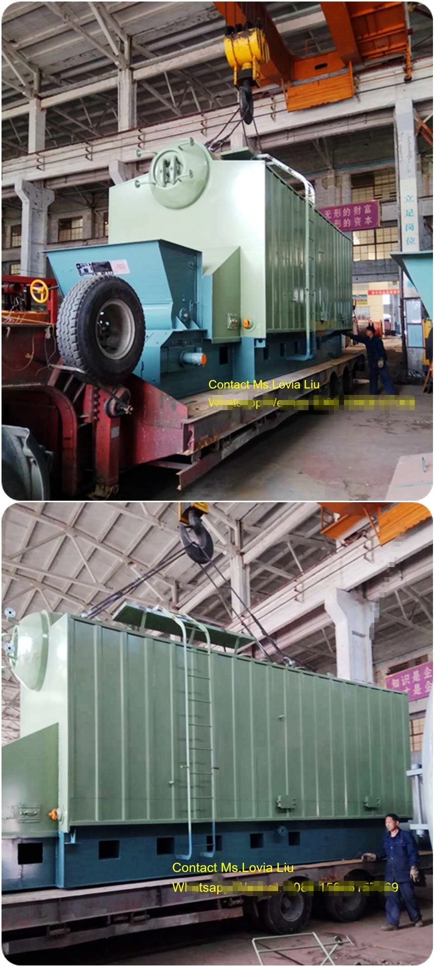 4ton Coal Wood Fired Hot Water Boiler Hot Steam Boiler