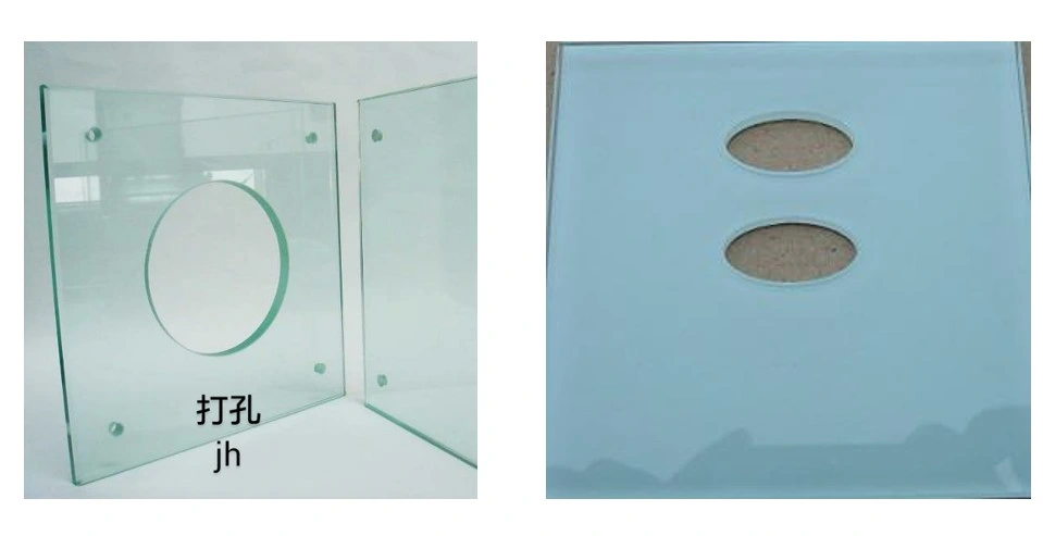 Duckbill and Beveled Edges Polishing Oval Shape Making Glass Processing Machine