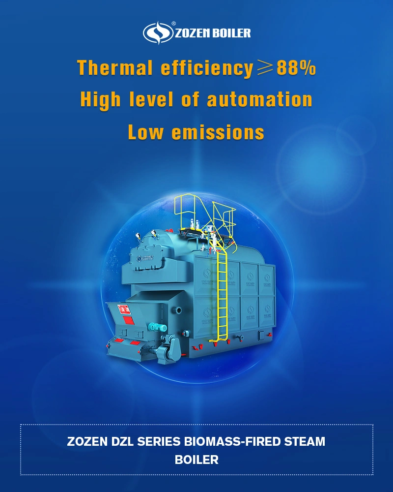 Dzl Wood Pellets Fuel Steam Boiler
