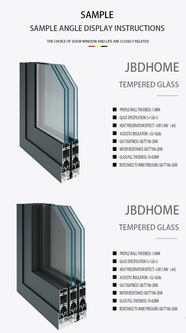 Custom Design Aluminum Sunroom Panels, Aluminum Frame Double Glass Aluminum Window and Door