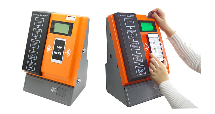 Business Partner Coin Collector Machine with Touch-for-WiFi Feature