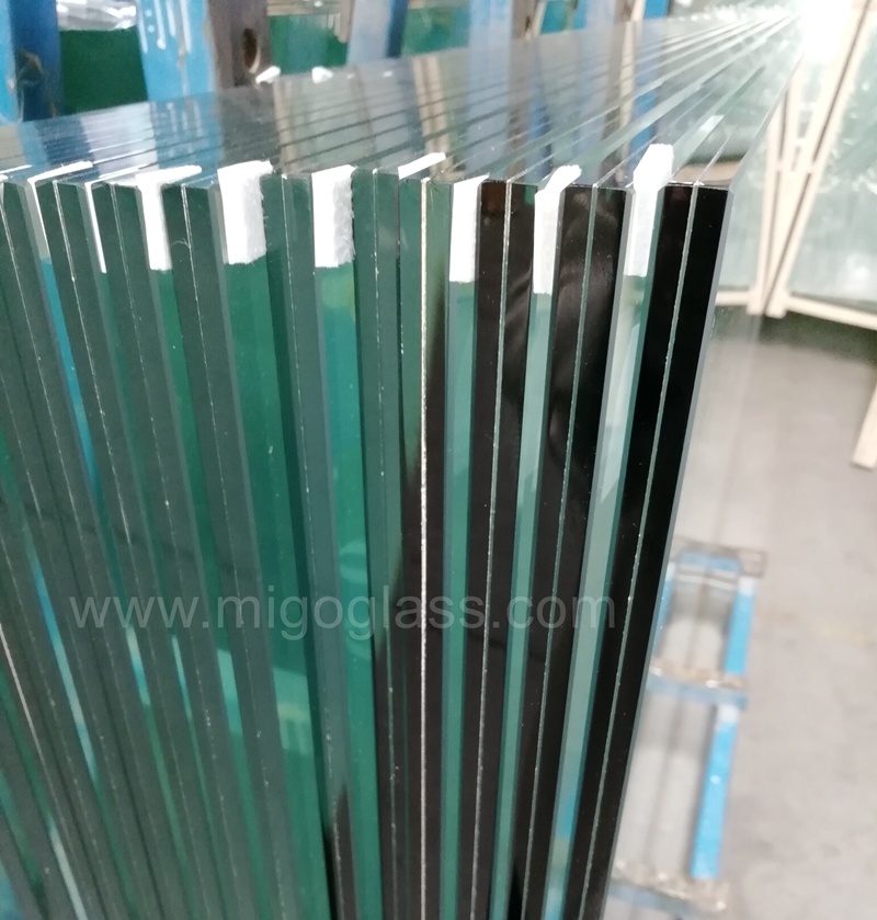 Clear/ Colored Toughened/ Tempered Safety Building PVB Laminated Glass