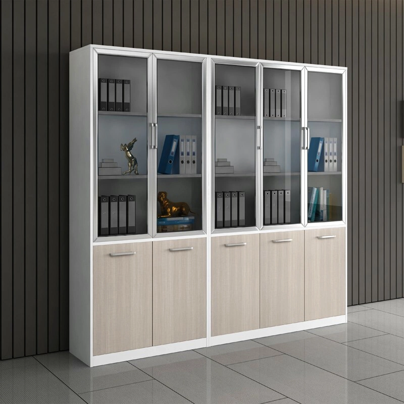 Hot Sales Office Furniture Filing Cabinet Glass Door Bookcase