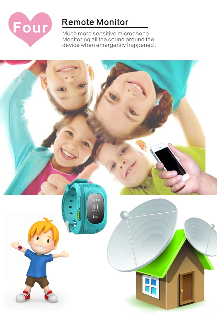 Wonlex Customized Design Wonlex Q50 Kids GPS Watch Smart Baby Watch Phone with GPS Locator