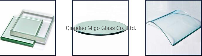 Low Price Bent Tempered Glass Tinted Glass with ISO Cerification