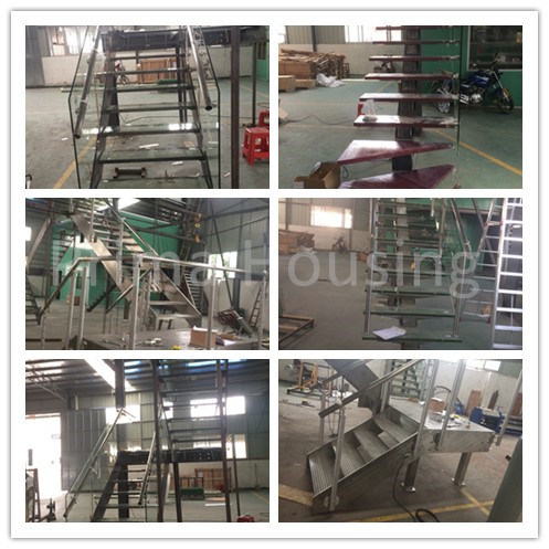 Tempered Glass Panel Stairs Invisible Stringer Glass Staircase Floating Glass Stairs