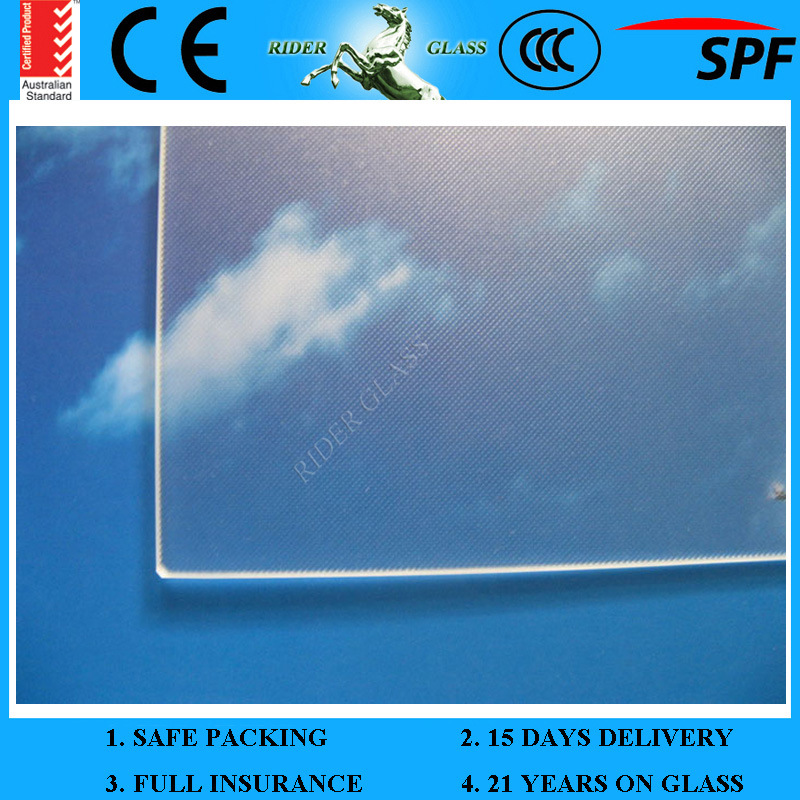 5mm Clear Glass for Solar Panel Anti-Reflective Glass