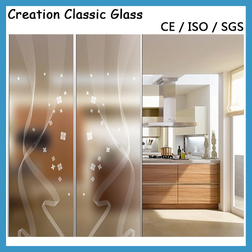 3mm-8mm Acid Etched Glass, Frosted Glass, Decorative Glass
