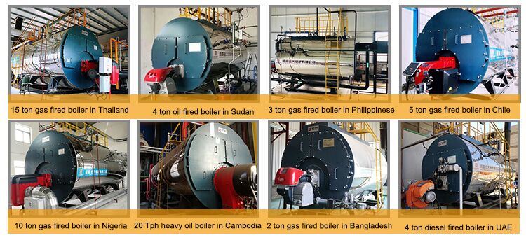 Wns Horizontal Industry Steam Boiler 6000 Kg H for Chemistry