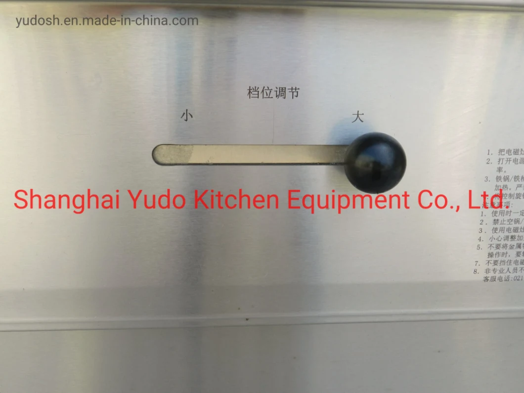 Stainless Steel Electric Commercial Induction Soup Boiler with Double Soup Bucket