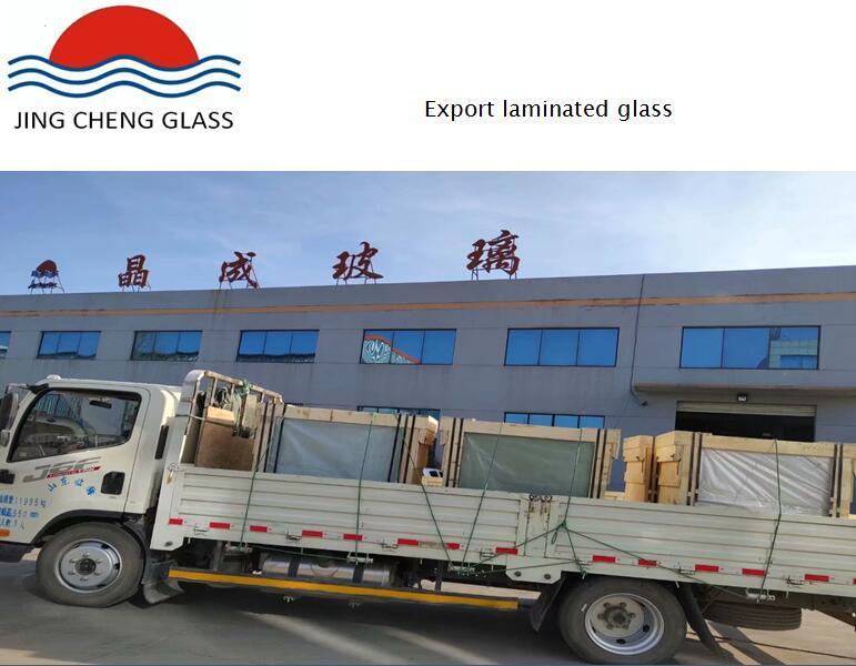 Back Painted Decorative Laminated Glass Architectural Glazing